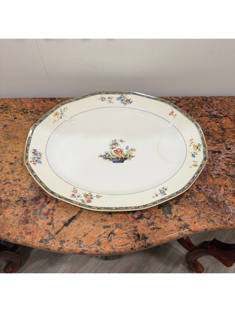 Vintage Theodore Haviland Limoges Serving Platter Montreux Pattern